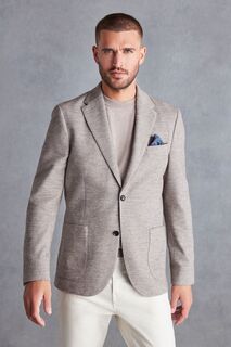 Фирменный пиджак из джерси из итальянской смесовой шерсти Next