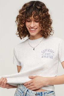 Свадебная футболка Athletic Essential в стиле 90-х Superdry, серый