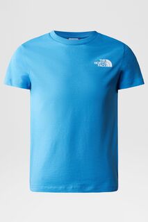 Простая футболка с куполом для подростков The North Face, синий