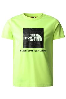 Футболка с короткими рукавами Redbox для подростков The North Face, желтый