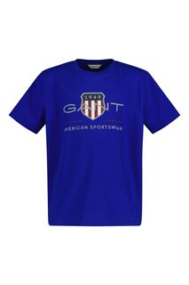 Футболка Gant Archive Shield с логотипом GANT, синий