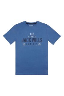 Футболка высочайшего качества Jack Wills, синий