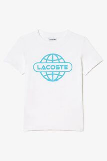 Белая детская футболка Transitional Active Lacoste, белый
