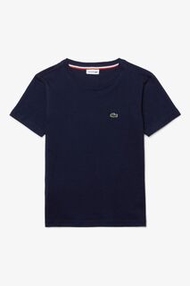 Классическая детская футболка Lacoste, синий