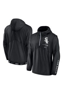 Белая куртка Chicago Sox Night Game на короткой молнии Nike, черный