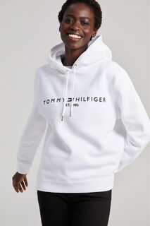 Толстовка Heritage белого цвета с логотипом Tommy Hilfiger, белый