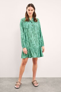 Зеленое платье-рубашка с карманами White Stuff, зеленый