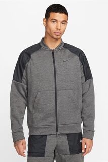 Куртка-бомбер ThermaFIT Training на молнии Nike, серый
