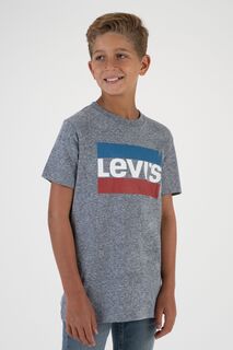 Спортивная футболка с логотипом Levi&apos;s, серый Levis