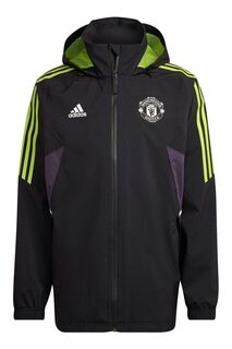 Дождевик Manchester United European adidas, черный