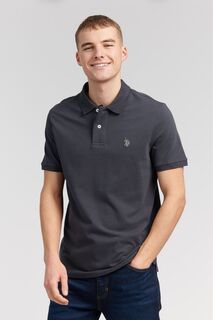 Классическая рубашка-поло из пике U.S. Polo Assn