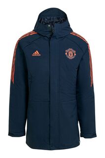 Куртка-парка Manchester United Training Stadium adidas, синий