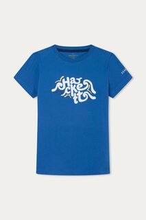 Синяя детская футболка Лондон Hackett, синий