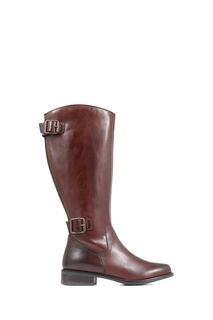 Кожаные Brown jones Bootmaker Carrara на широкую ногу Ботильоны и ботинки Jones Bootmaker, коричневый