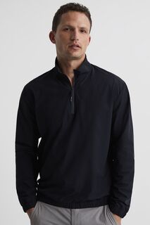 Короткая нейлоновая рубашка-поло и куртка на молнии Julian Reiss, синий