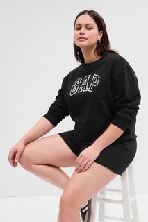 Толстовка с круглым вырезом и логотипом Gap, черный