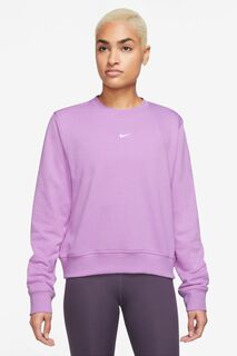 Топ Dri-FIT One с длинными рукавами и круглым вырезом Nike, фиолетовый