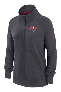 Женский спортивный костюм Nike с короткой молнией Fanatics Tampa Bay Buccaneers Dri Fit Nike, серый