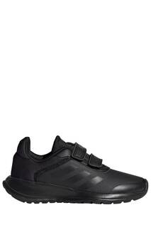Кроссовки на шнуровке Tensaur Run Youth &amp; Junior с ремешком и ремешком adidas adidas, черный