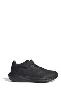Детские полосатые кроссовки Runfalcon 30 Sport Running на шнуровке adidas, черный