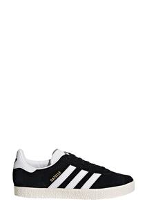 Спортивные кроссовки adidas Originals Junior Gazelle на шнуровке adidas originals, черный