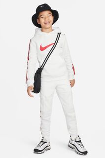 Спортивная одежда Пуловер из флиса с капюшоном Nike, белый