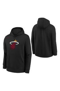 Худи с логотипом Miami Heat Nike, черный
