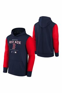 Красный - Флисовая худи Boston Sox Therma от Nike Nike, синий