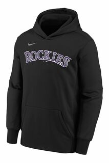 Толстовка Nike с надписью Fanatics Colorado Rockies Nike, черный