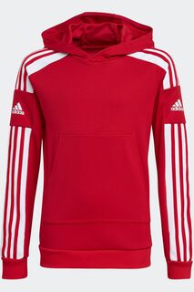 Толстовка с капюшоном Junior Squad 21 adidas, красный