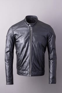 Черная кожаная куртка Lakeland Carleton Lakeland Leather, черный