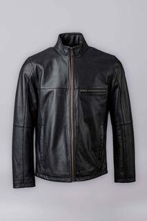 Престон черная кожаная куртка Lakeland Leather, черный