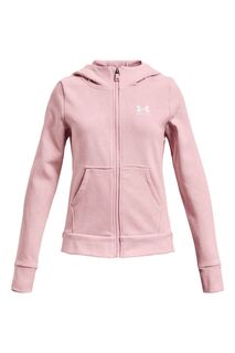 Розовая толстовка на молнии Under Armour, розовый