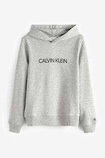 Серая толстовка Institutional для мальчиков с логотипом Calvin Klein, серый
