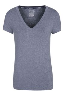 Женская футболка Vitality с v-образным вырезом Mountain Warehouse, синий