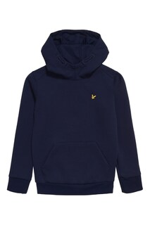 Пуловер Sport Tech для мальчиков с флисовой толстовкой Lyle &amp; Scott, синий