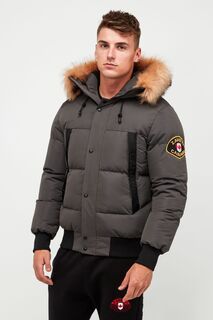 Утепленная куртка-бомбер Aylmer Zavetti Canada, серый