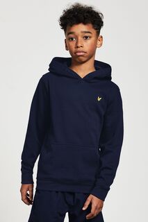 Классическое худи синего цвета Lyle &amp; Scott, синий