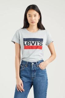 Футболка Perfect Sportswear с логотипом Levi&apos;s, серый Levis
