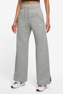 Широкие джоггеры с мини-логотипом Swoosh Nike, серый