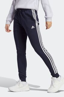 Sportswear Essentials Терри джоггеры с тремя полосками и манжетами adidas, синий