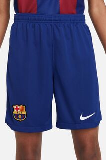 Домашние футбольные шорты Jr FC Barcelona 23/24 Nike, синий