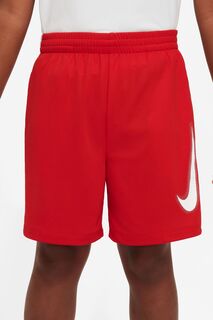 Тренировочные шорты Dri-FIT Multi+ с графикой Nike, красный