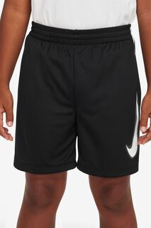 Тренировочные шорты Dri-FIT Multi+ с графикой Nike, черный