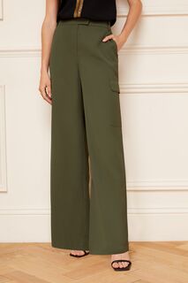 Индивидуальные брюки-карго с широкими штанинами Love &amp; Roses, зеленый