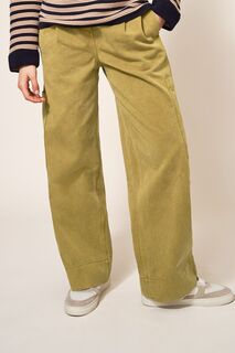 Зеленые брюки карго с широкими штанинами Carlie White Stuff, зеленый