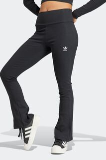 Черные джоггеры в рубчик с расклешенными штанинами adidas Originals Essentials adidas originals, черный