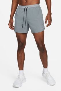 Шорты для бега Dri-FIT Stride 5 дюймов Nike, серый