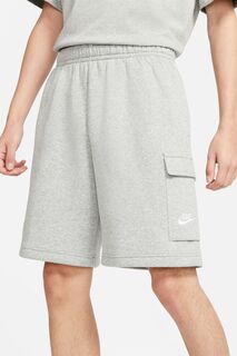 Клубные шорты из флиса Nike, серый