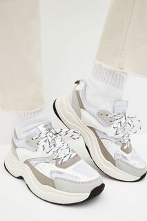 Спортивные туфли Forever Comfort на шнуровке и толстой подошве Next, белый